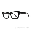 Cat Eye Design Unisex Acetat optische Rahmenbrille